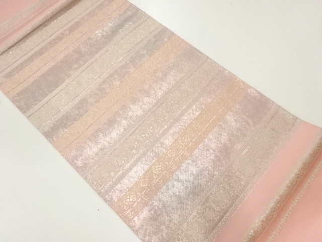 正倉院唐花莫臥爾織出し袋帯